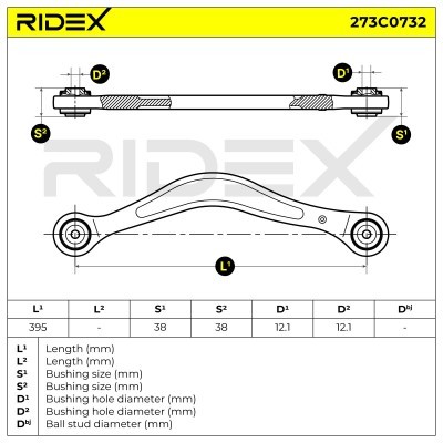 Control Arm RIDEX 273C0732 273C0732 - photo 5