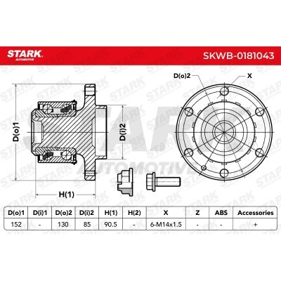 Wheel Bearing Stark SKWB-0181043 SKWB-0181043 - photo 6