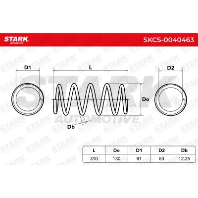 Suspension Spring Stark SKCS-0040463 SKCS-0040463 - photo 5