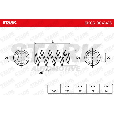 Suspension Spring Stark SKCS-0041413 SKCS-0041413 - photo 5