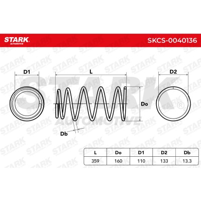 Suspension Spring Stark SKCS-0040136 SKCS-0040136 - photo 6