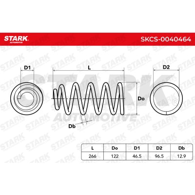Suspension Spring Stark SKCS-0040464 SKCS-0040464 - photo 5