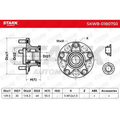 Wheel Bearing Stark SKWB-0180750 SKWB-0180750 - photo 7