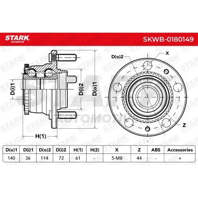 Wheel Bearing Stark SKWB-0180149 SKWB-0180149 - photo 5