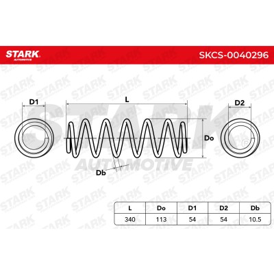 Suspension Spring Stark SKCS-0040296 SKCS-0040296 - photo 6
