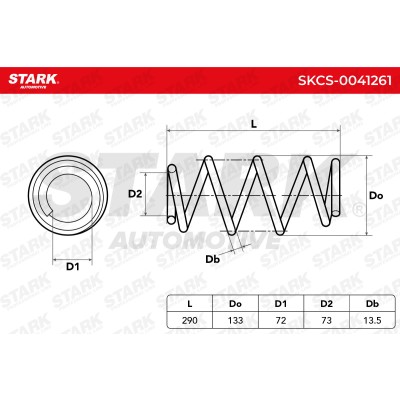 Suspension Spring Stark SKCS-0041261 SKCS-0041261 - photo 4