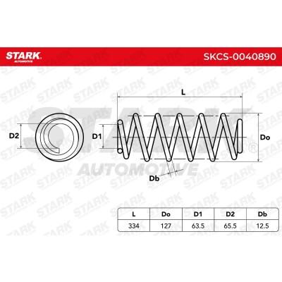 Suspension Spring Stark SKCS-0040890 SKCS-0040890 - photo 4