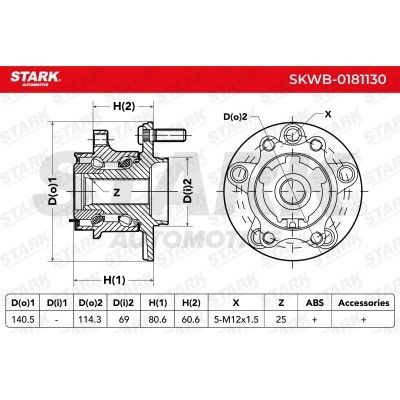 Wheel Bearing Stark SKWB-0181130 SKWB-0181130 - photo 5