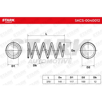 Suspension Spring Stark SKCS-0040012 SKCS-0040012 - photo 4