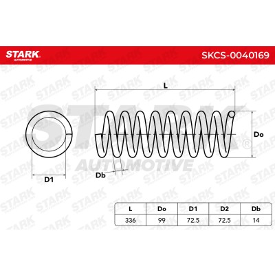 Suspension Spring Stark SKCS-0040169 SKCS-0040169 - photo 6