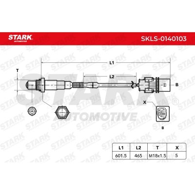Lambda (Oxygen) Sensor Stark SKLS-0140103 SKLS-0140103 - photo 4