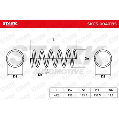 Suspension Spring Stark SKCS-0040195 SKCS-0040195 - photo 5