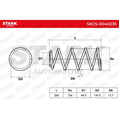 Suspension Spring Stark SKCS-0040235 SKCS-0040235 - photo 2