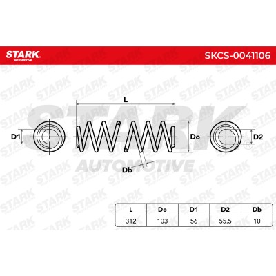 Suspension Spring Stark SKCS-0041106 SKCS-0041106 - photo 4