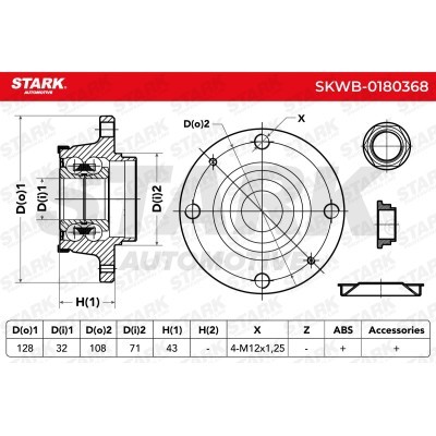 Wheel Bearing Stark SKWB-0180368 SKWB-0180368 - photo 5