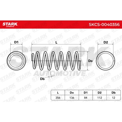Suspension Spring Stark SKCS-0040356 SKCS-0040356 - photo 5