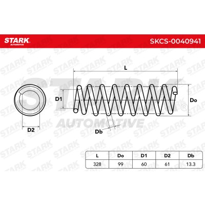 Suspension Spring Stark SKCS-0040941 SKCS-0040941 - photo 4