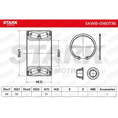 Wheel Bearing Stark SKWB-0180736 SKWB-0180736 - photo 5