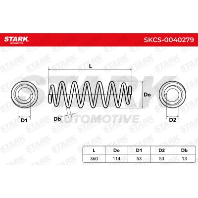 Suspension Spring Stark SKCS-0040279 SKCS-0040279 - photo 6