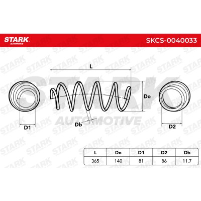 Suspension Spring Stark SKCS-0040033 SKCS-0040033 - photo 5