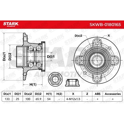 Wheel Bearing Stark SKWB-0180165 SKWB-0180165 - photo 3