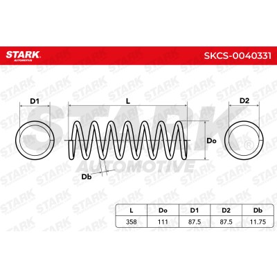 Suspension Spring Stark SKCS-0040331 SKCS-0040331 - photo 6