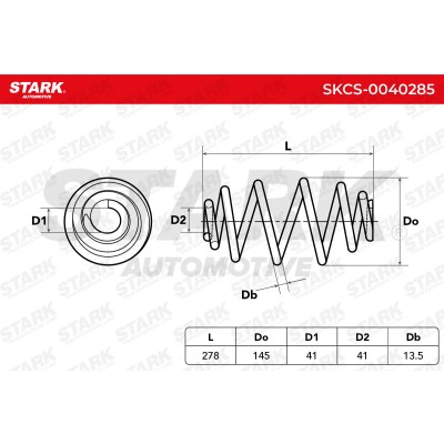 Suspension Spring Stark SKCS-0040285 SKCS-0040285 - photo 5