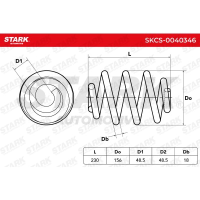 Suspension Spring Stark SKCS-0040346 SKCS-0040346 - photo 6