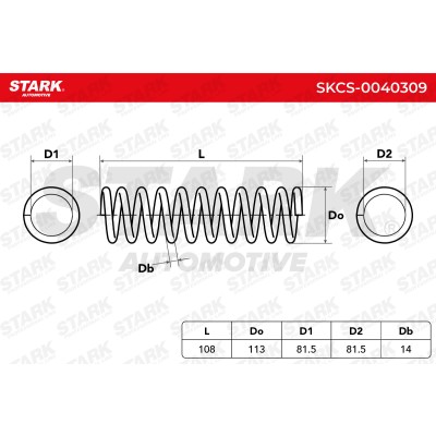 Suspension Spring Stark SKCS-0040309 SKCS-0040309 - photo 5