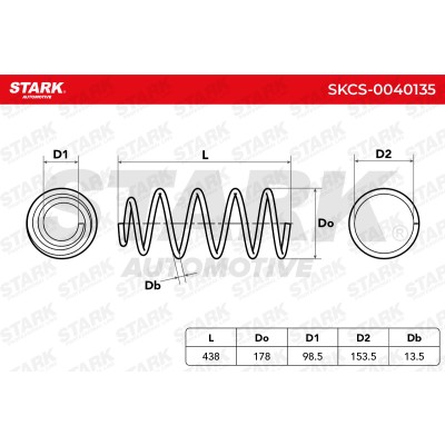Suspension Spring Stark SKCS-0040135 SKCS-0040135 - photo 6
