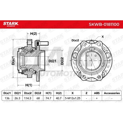Wheel Bearing Stark SKWB-0181100 SKWB-0181100 - photo 6