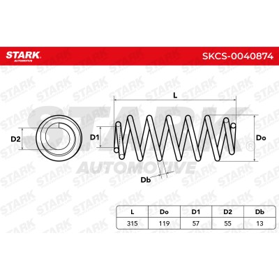 Suspension Spring Stark SKCS-0040874 SKCS-0040874 - photo 5