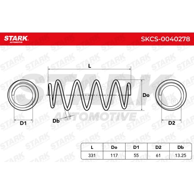 Suspension Spring Stark SKCS-0040278 SKCS-0040278 - photo 6