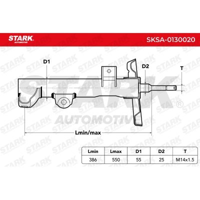 Shock Absorber Stark SKSA-0130020 SKSA-0130020 - photo 4
