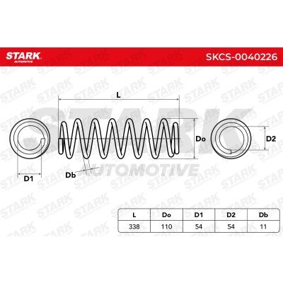 Suspension Spring Stark SKCS-0040226 SKCS-0040226 - photo 6