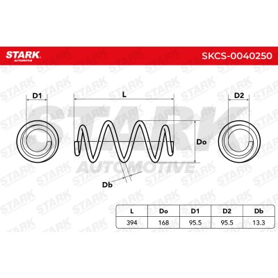 Suspension Spring Stark SKCS-0040250 SKCS-0040250 - photo 6