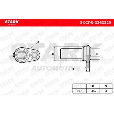 Crankshaft Pulse Sensor Stark SKCPS-0360329 SKCPS-0360329 - photo 6