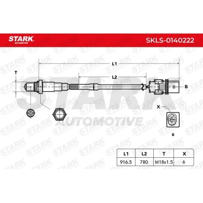 Lambda (Oxygen) Sensor Stark SKLS-0140222 SKLS-0140222 - photo 6
