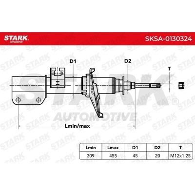 Shock Absorber Stark SKSA-0130324 SKSA-0130324 - photo 5