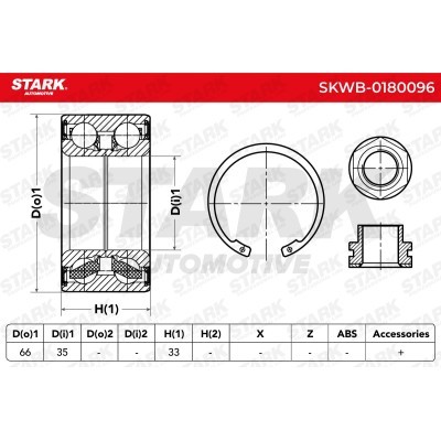 Wheel Bearing Stark SKWB-0180096 SKWB-0180096 - photo 2