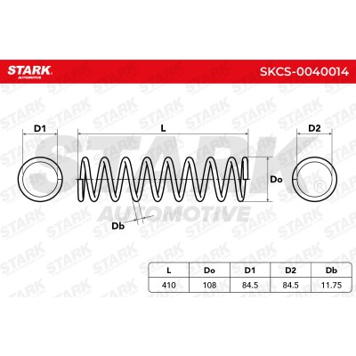 Suspension Spring Stark SKCS-0040014 SKCS-0040014 - photo 5