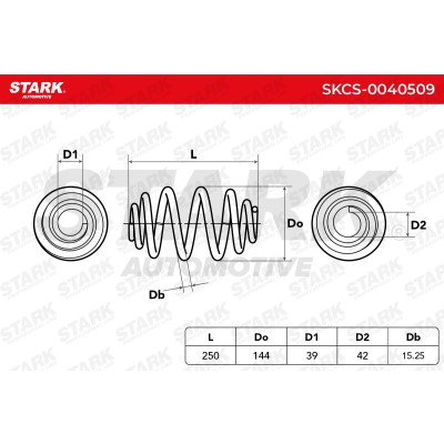 Suspension Spring Stark SKCS-0040509 SKCS-0040509 - photo 5