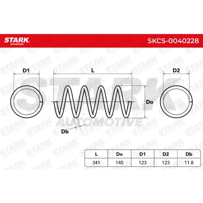 Suspension Spring Stark SKCS-0040228 SKCS-0040228 - photo 6