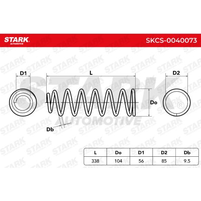Suspension Spring Stark SKCS-0040073 SKCS-0040073 - photo 6