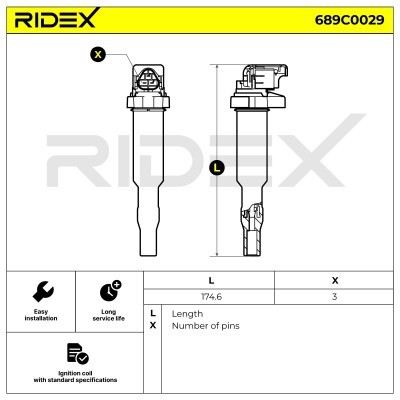 Ignition Coil RIDEX 689C0029 689C0029 - photo 4