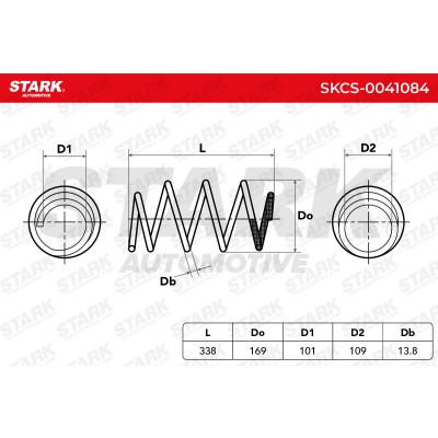 Suspension Spring Stark SKCS-0041084 SKCS-0041084 - photo 4