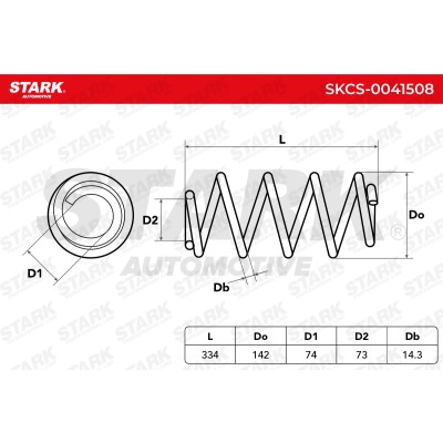 Suspension Spring Stark SKCS-0041508 SKCS-0041508 - photo 5