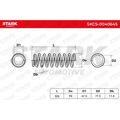 Suspension Spring Stark SKCS-0040645 SKCS-0040645 - photo 5