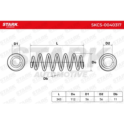 Suspension Spring Stark SKCS-0040317 SKCS-0040317 - photo 6