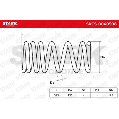 Suspension Spring Stark SKCS-0040508 SKCS-0040508 - photo 5